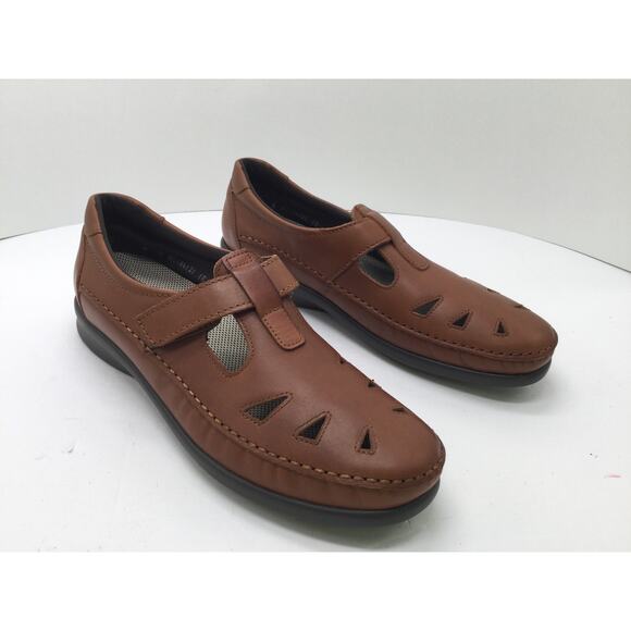 SAS Roamer Chestnut Brown Slip On Loafer Womens 8S Comfort Shoes NEW - Picture 5 of 12